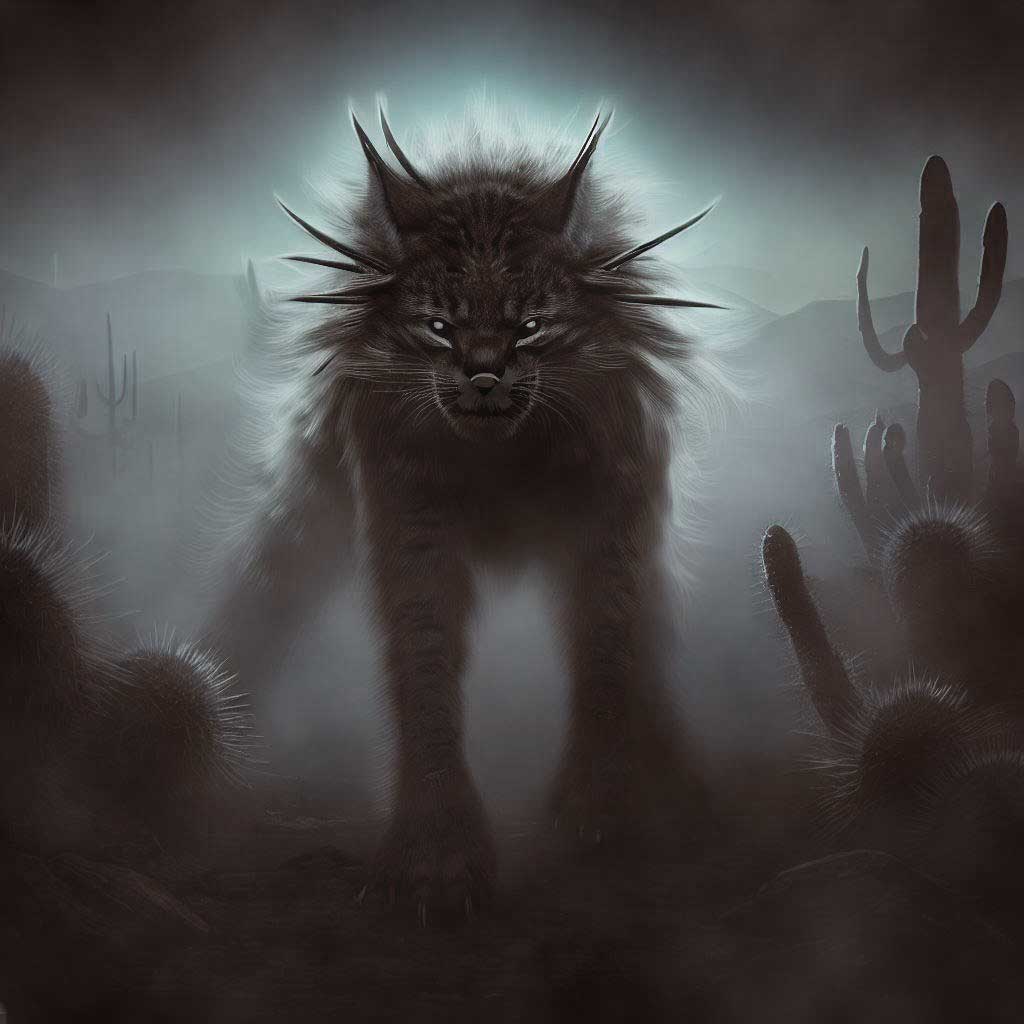 Artists Impression Of The Cactus Cat